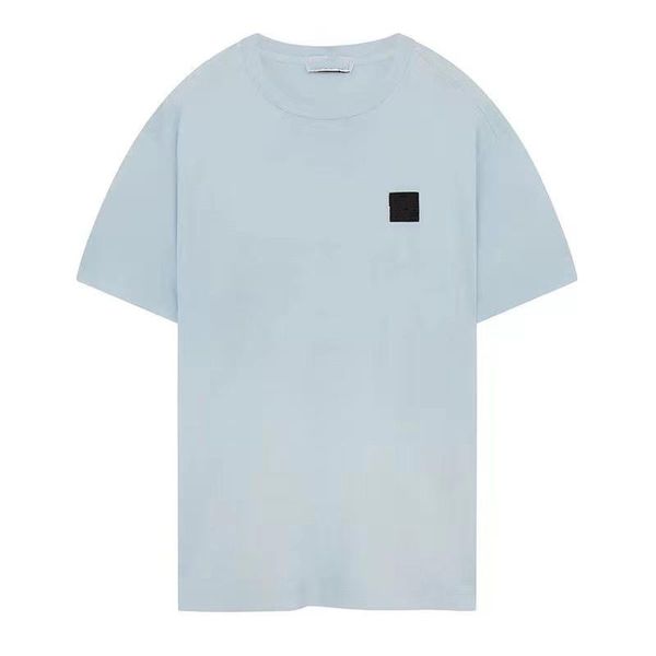 2022 Vêtements pour hommes T-shirts à manches courtes Polos T-shirts Été Icône simple Summer Date de haute qualité T-shirt de coton de haute qualité Casual Couleur unie Hommes Fashion Top