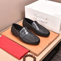 2022 hommes chaussures habillées Designer classique en cuir véritable fête mariage mode appartements hommes marque confortable décontracté mocassins taille 38-44
