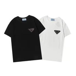 2022 Mens Fashion T -shirtontwerpers Men Kleding Zwart Witte T -stukken Korte mouw Vrouwen Casual katoenen Summer Street Skateboard T -shirts