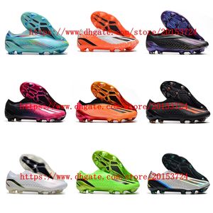 2022 Chaussures de football pour hommes X Speedportal FG CLEATS Coupe du monde Bottes de football Taille 39-45 BOITE NOIR BOTIONS FUTBOL