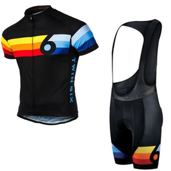 2022 Mens Summer Triathlon Twin Six Jersey Jersey Vêtements de vélo de montagne Maillot Ciclismo Ropa Vêtements de moto Taille XXS-6XL A231Y