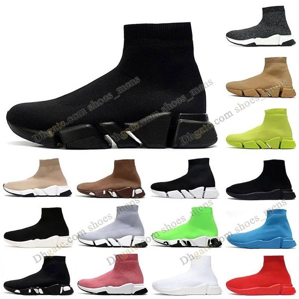 balenciaga balenciagas balencaigas balenciga speed trainer sock shoes hombres mujeres calcetines zapatillas negro botas de plataforma zapatos al aire libre beige dhgates tenis