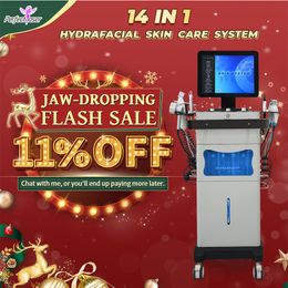 2023 Hydra Facial Hydrafacial Machine Auqa Dispositivo de limpieza profunda de agua Hydro Microdermabrasion Peeling Equipo de eliminación de arrugas Envío gratis