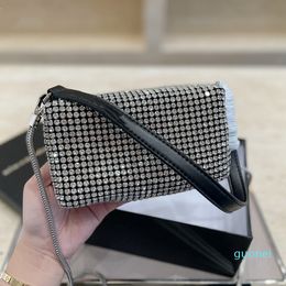 2022 Mini bakken handtassen schoudertassen maat 18x12cm vrouwen strass struikgewas/diamante feest prom handtas sparky tas