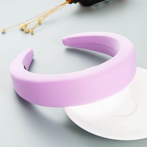 Diademas acolchadas gruesas de varios colores para mujer