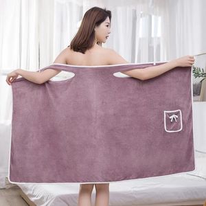 2022 Multifunctionele vrouwen groot formaat sexy badjas sling sexy buis top kan bad handdoek zacht absorberend badjas koraal fleece dragen