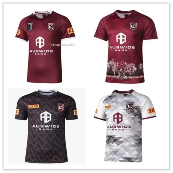 2022 National Rugby League Queensland QLD Maroons Malou maillots OF ORIGIN Rugby jersey Custom Men shirt taille S - 3XL top qualité