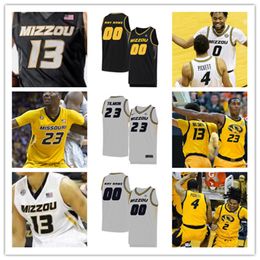 2022 NCAA Custom Missouri Tigers Stitched basketbalshirt 11 Mario McKinney Jr. 1 Xavier Pinson 24 Kobe Brown 4 Javon Pickett 13 Mitchell Smith 42 Parker Braun Jersey