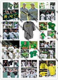 2022 NCAA Custom Oregon Ducks UO College Maillot de baseball cousu Caleb Sloan Kolby Somers 34 Scott Ellis 23 Andrew Mosiello 52 Stone Churby 7 Christian Ciuffetelli