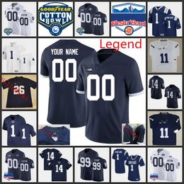 2022 NCAA Custom Penn State Nittany Lions Stitched Football Jersey 7 Jaylen Reed 40 Jesse Luketa 70 Juice Scruggs 46 Nick Tarburton 21 Tyler Rudolph 11 Daniel George