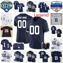 2022 NCAA Custom Penn State Nittany Lions Maillot de football cousu 89 Grayson Kline 50 Will Knutsson 59 Kaleb Konigus 84 Jan Mahlert 99 Gabe Nwosu 48 Cody Romano Jersey