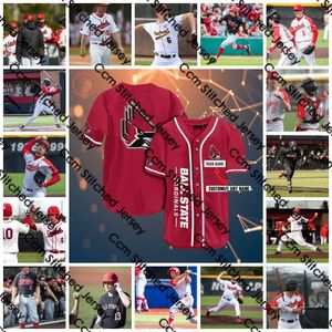 2022 NCAA Custom gestikte honkbal jersey Decker Scheffler Jerseys 2 Rich Maloney 5 Drey Jameson 22 Bryan Bullington Brad Snyder 3 Larry Bigbie Thomas Howard Jerseys