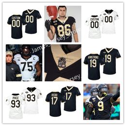 2022 NCAA Custom Wake Forest Stitched Football Jersey 14 Justice Ellison 10 Sam Hartman 19 Bill Armstrong 12 Luke Masterson 83 Taylor Morin 0 Christian Turner Jerseys