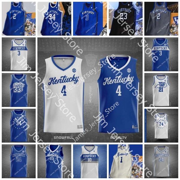 NCAA Kentucky Wildcats camiseta de baloncesto estilo personalizado 13 Isaiah Briscoe 15 Isaac Humphries 11 John Wall 35 Derek Willis 3 Hamidou Diallo Anthony 23 Davis Jerseys