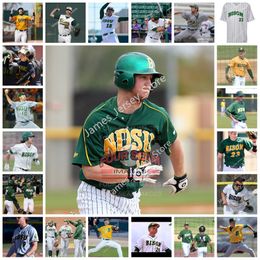 2022 NCAA North Dakota Staat Bison Stitched Baseball Jersey NDSU 40 Tristen Roehrich 44 Skyler Riedinger 5 Logan Williams Will Busch Bennett Freiter Peter Brookshaw