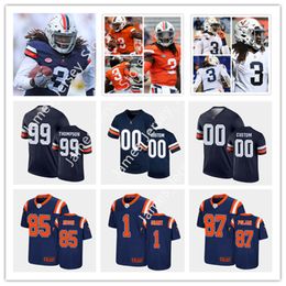 2022 NCAA UVA Custom Virginia Cavaliers Stitched Football Jersey 19 Olasunkonmi Agunloye 56 Michael Diatta 14 Antonio Clary 23 Fentrell Cypress II 0 Jelani Woods