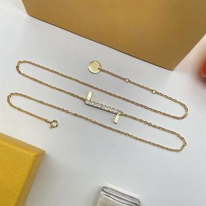 2022 ketting designer armband roestvrij staal luxe sieraden dames merk0223t