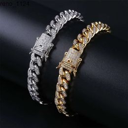 2022 Nieuwe 10 Mm Hip Hop Miami Cubaanse Ketting Goud/Zilver Plated Bling Micro Pave Cz Zirkoon armband Kettingen 7-30 Inch