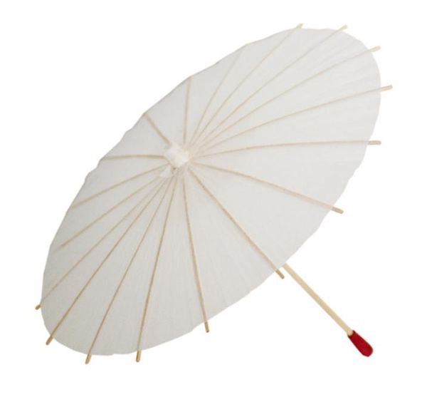 Parasols de mariage pour mariée, en papier blanc, mini parapluie artisanal, pour enfants, DIY, 20, 30, 40, 60CM, nouveauté 2022