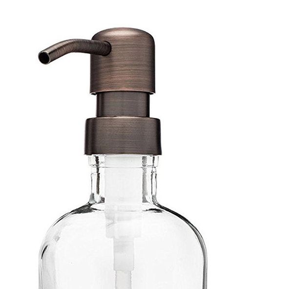 2022 nouveau 28/400 gros distributeur de savon noir bronze antirouille 304 pompe à liquide en acier inoxydable pour cuisine salle de bain pot non inclus