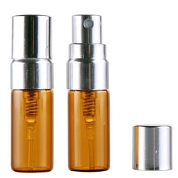 2022 NIEUWE 3ML 5 ml Amber Spray Perfume Fles Lege Bruin Parfum Sample Glas Atomizer Flessen Dia 14mm