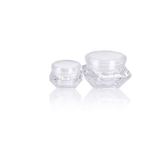 2022 Nieuwe 5G 10G 15G Lege Cosmetische Container Monster Huidverzorging Jar Pot Diamond Shape Cosmetische Verpakking Fles Jar