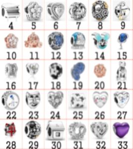 2022 Nieuwe 925 Sterling Silver High Quality Charm Bead Pendant Fit Diy Bracelet Prachtige vrouwen Romantische sieraden Custom Verjaardagsgeschenk 3282206
