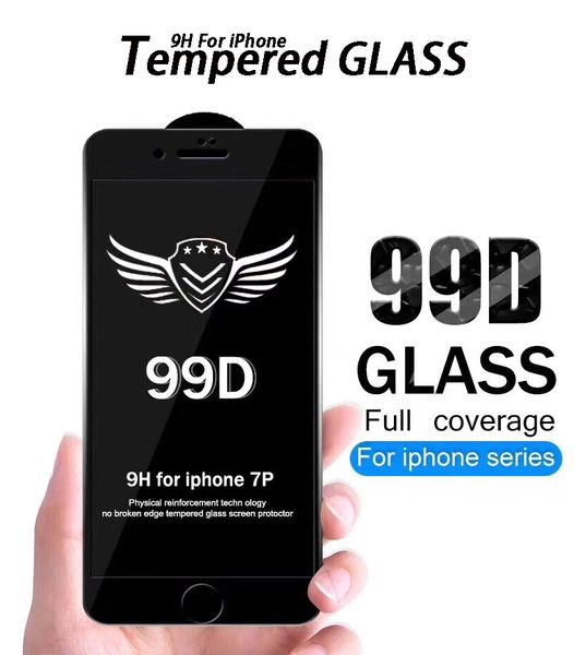 Protecteur d'écran pour iPhone, Film à couverture complète en verre trempé 99D, pour modèles 14 Pro Max, XR, XS, 11, 12, 13, Mini, nouveauté 2022
