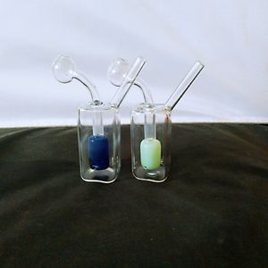 2022 nouvelle arrivée Narguilés Eau Bongs Épais Barboteur À Ongles Bong Verre Brûleur À Huile Tuyau Petits Brûleurs Tuyaux Mini Heady Dab Rigs