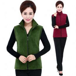 2022 Nieuwe Herfst Vrouwen Kleding Polar Fleece Vest Koreaanse Sleevel Jas Fi Rits Vest Vrouwelijke Casual Warme Gilet Tops 143q #