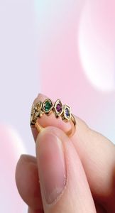 2022 Anillos de nueva banda Joyería Mavel Infinity Stones anillo para mujeres Juegos de dedos anulares de pareja con regalos de cumpleaños de logotipo 160779C016052915