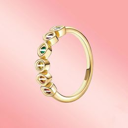 2022 New Band Rings Joyas estéticas Pandora Mavel Infinity Stones Ring para mujeres, hombres, pareja Anillo juegos de dedos con logo regalos de cumpleaños 160779C01