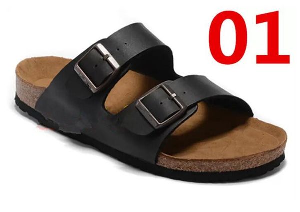 2022 NUEVO Birk Arizona Gizeh Venta caliente Verano Hombres Mujeres Pisos Sandalias Zapatillas de corcho Zapatillas casuales unisex Imprimir colores mezclados Tamaño US3-15