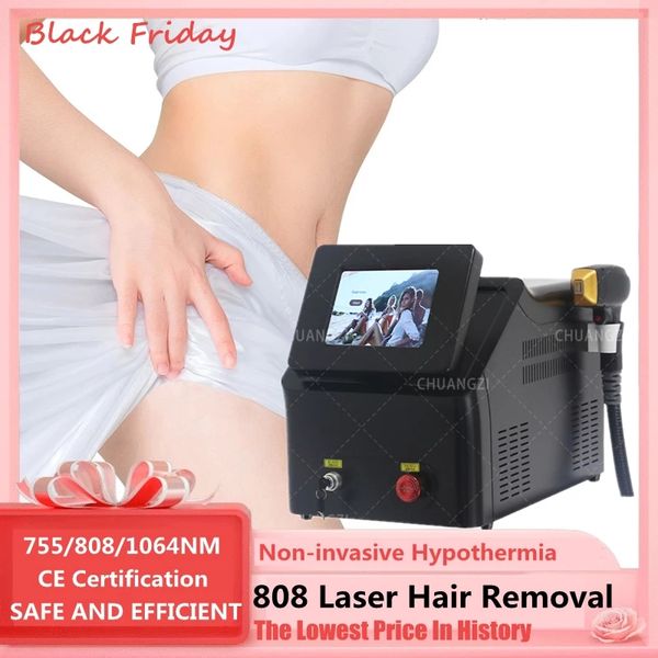 2023 nouveau Black Friday 2000W états-unis barre Laser Diode épilation glace Laser équipement d'épilation pour Salon 755 808 1064NM