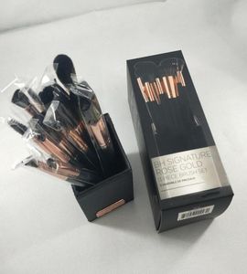 2022 Nieuw merk Make -upborstel Handtekening Rose Gold 13PCSSet Borstel Set voor Face Eye Lip Powder Foundation Oogschaduwcosmetica met HO7412474