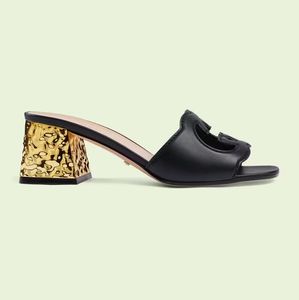 2022 nouveau design mode femmes sandales pantoufles en cuir med talon 5cm chaussures 35-41 atmosphère de luxe de haute qualité vous valez la peine d'avoir 4-42
