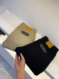 2022 Nieuwe designer jeans mode comfortabele stretch potloodbroek luxemerk heren