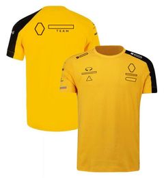 2023 Nieuw F1 Team Racing Suite Men and Women Round Neck Driver T-shirt Casual snel drogende top met korte mouwen kan worden aangepast