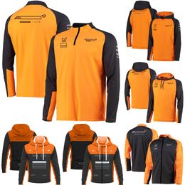 2023 Nueva chaqueta con capucha F1 Fórmula 1 Racing Team Driver Sudaderas con capucha Sudadera Primavera Otoño Ropa para hombres Serie F1 camiseta Polo