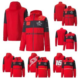 Nueva sudadera con capucha de carreras F1, chaqueta deportiva de equipo de primavera y otoño con la misma personalización