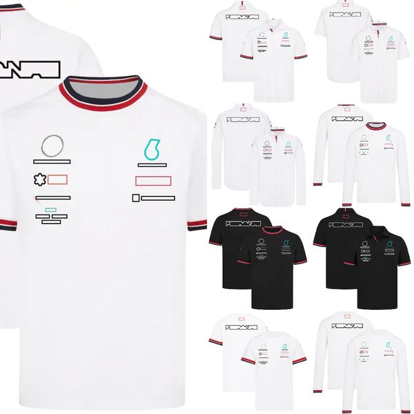 Nouveau T-shirt F1 formule 1 équipe course polos T-shirt été hommes course Sport revers séchage rapide T-shirts Jersey mêmes chemises F1