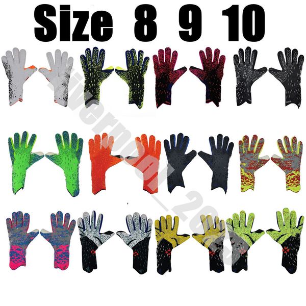 2023 New Falcon Goalkeeper Guantes de portero de fútbol Profesional Niños Adultos Látex Transpirable Durable Sin protector de dedos guantes deportivos