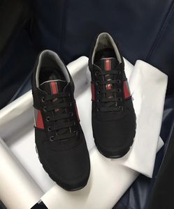 2022 Nieuwe Mode Gentleman Casual Schoenen Nylon Stof Advanced Handleiding Designer Leisure Sneaker Size38 ~ 46 Black, Gray, Blue