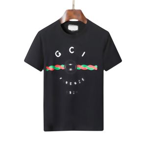 2022 Nieuwe Mode Mannen Designer T Shirts Cropped Casual Letters Borduren Hoge Kwaliteit Mannen Merk Losse Tees Kleding Aziatische maat M-3XL