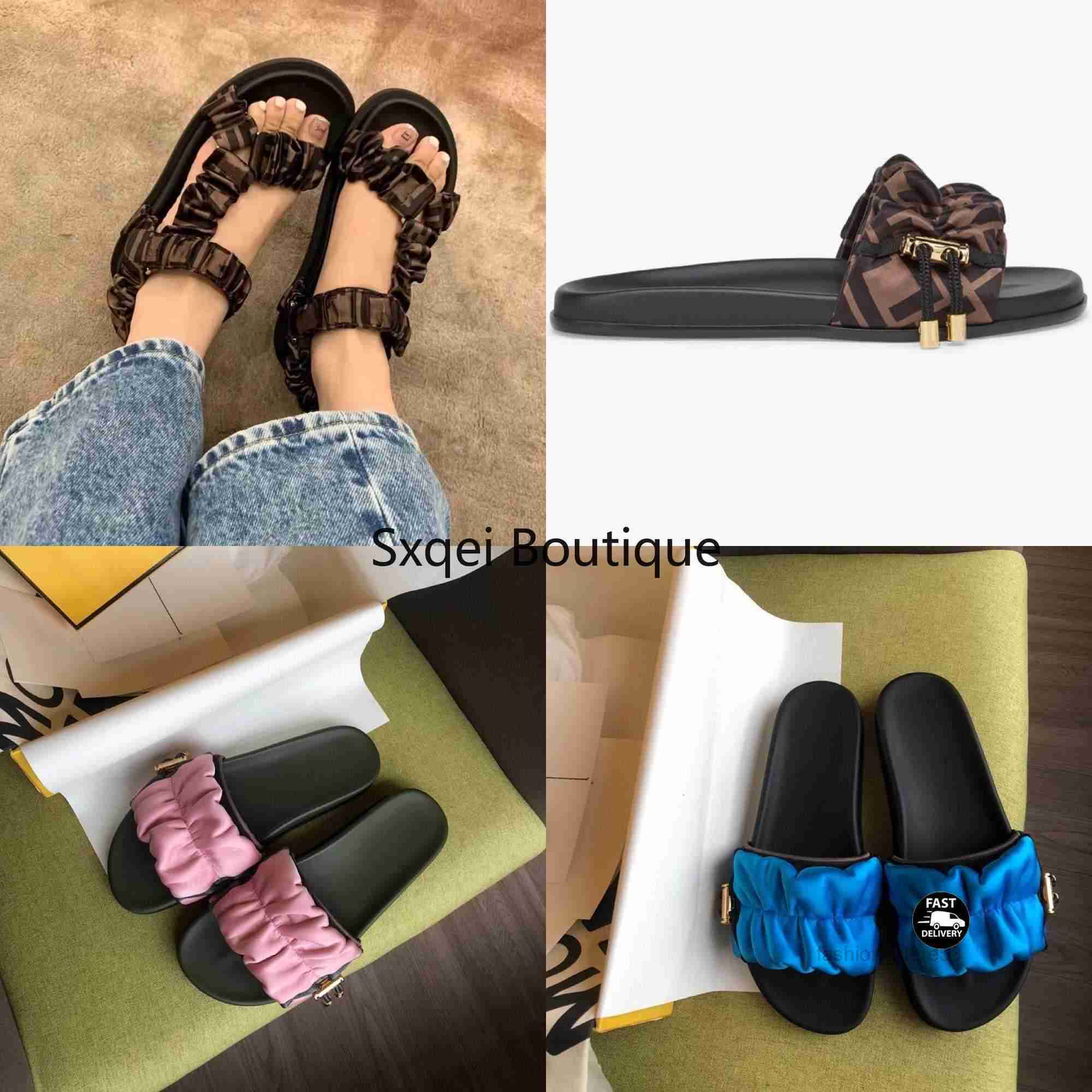 2022 Новая модная женская сандалии парижские женщины роскоши известные дизайнеры тапочки моды летние девочки слайд пляжные женские сандалии скользящие шлепанцы.
