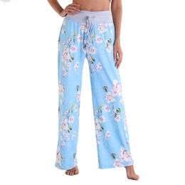 2022 Nieuwe floral losse leggings zwangerschapsbodems vrouwen wijd been broek veter fitness plus size broek hoge taille vrouwelijke patchwork laars gesneden broek 40 stijlen