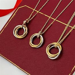 Collier avec pendentif en or, Design de créateur de mode, en acier inoxydable 316L, cadeaux de fête pour femmes, 3 options 213C, nouvelle collection 2022