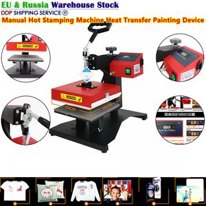 Warmteoverdracht drukmachine voor kledingapparaat 20x20CM 15x15CM Hot Stamping Press Equipment DIY Printer voor T-Shirt Telefoon Case Cap