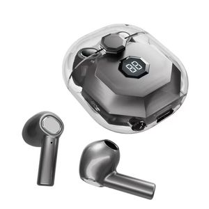 2022 Nouveau son hifi jeu sans fil Bluetooth TWS écouteurs écouteurs étanche Mini XT-3 cristal brillant étui écouteur avec microphone