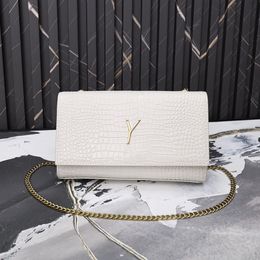 Bolso de diseñador clásico de cocodrilo yslii, bolso con patrón para mujer, bolso compuesto para mujer, bolso de mano con bandolera